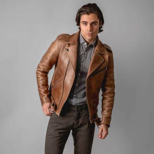 Affordable faux leather fashion jacket