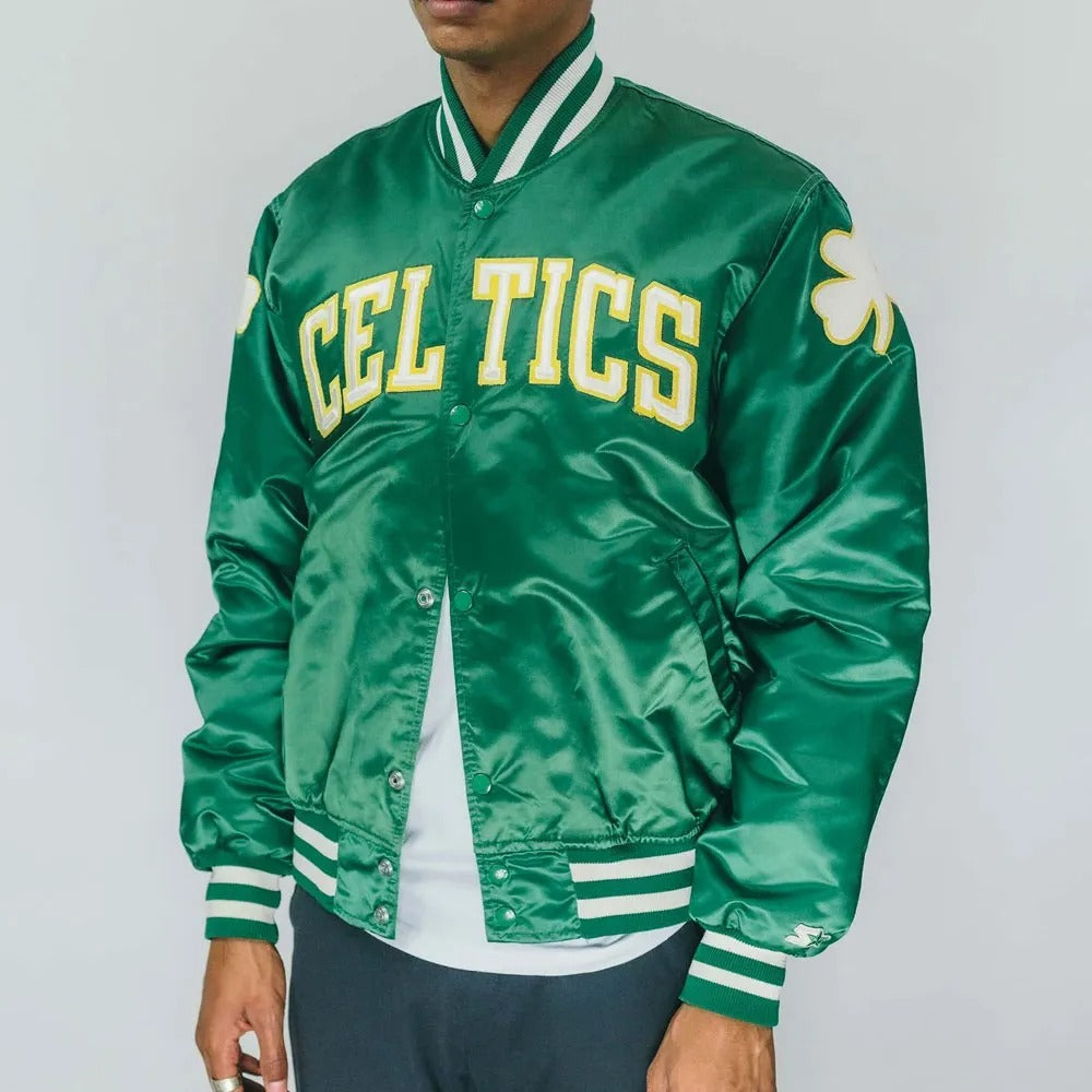 Classic Boston Celtics Bomber Starter Jacket XL