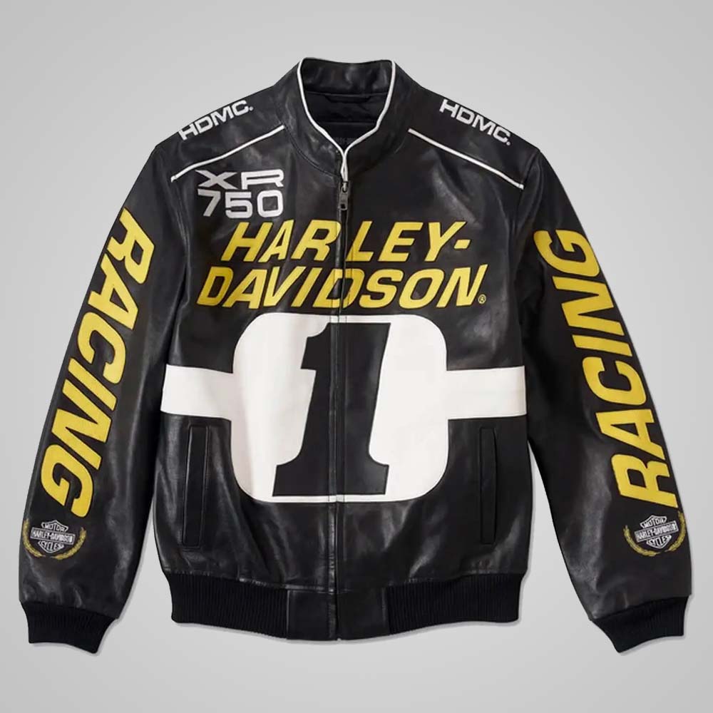 harley davidson riding gear jacket Harley Davidson XR-750 Track Racing Leather Jacket M