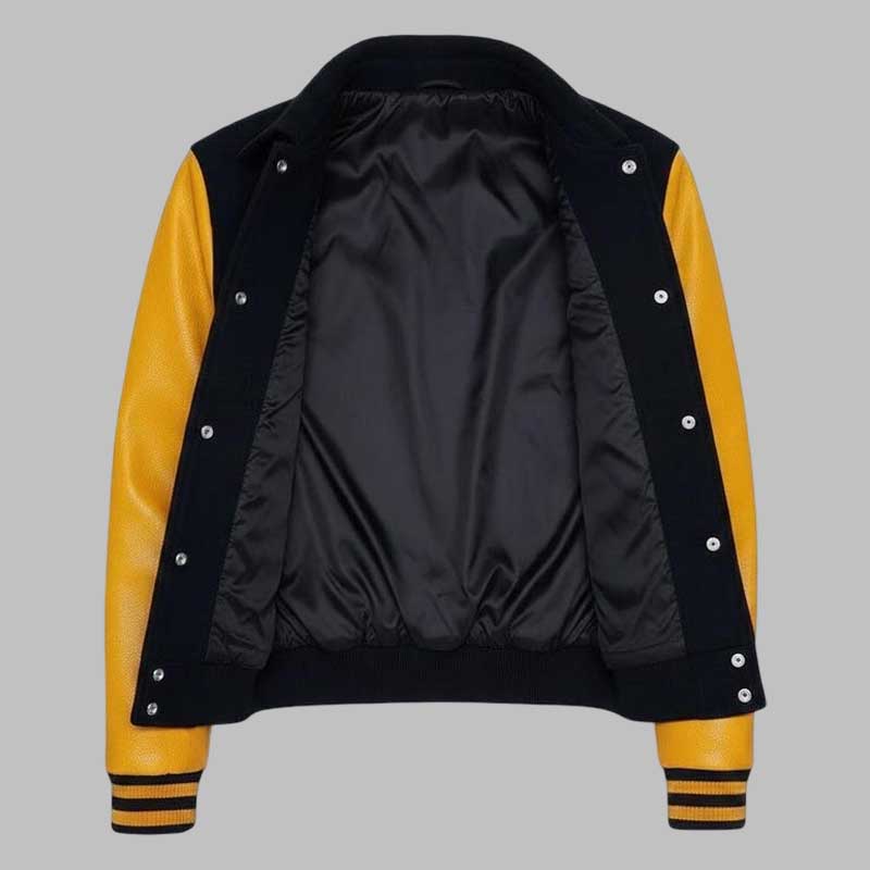 Fall Guy Black Yellow Varsity Jacket