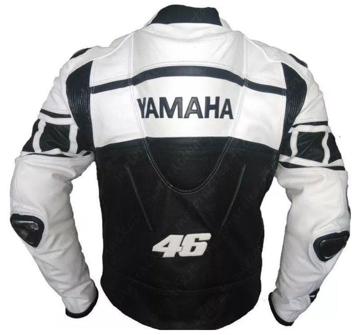 46 motorcycle leather racing jacket