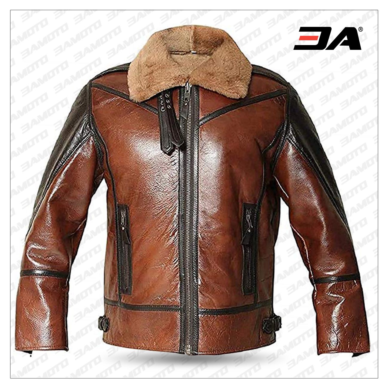 Men's B3 RAF Aviator Shearling Jacket - Flying Bomber Jacket