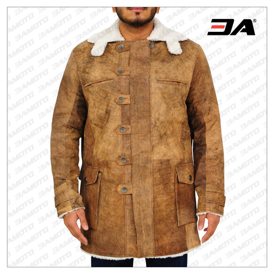 BROWN BANE LEATHER JACKET - 3A MOTO LEATHER