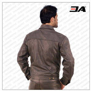 Mens Leather Shirt