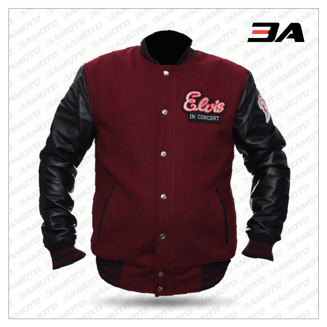 Elvis In Concert Jacket – Varsity Jacket Leather