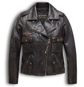 Harley Leather Jacket for Womens