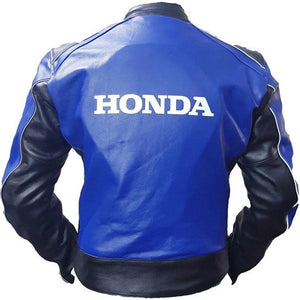 Honda Blue Leather Jacket
