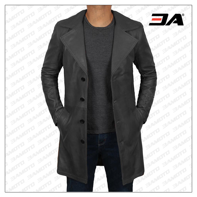 Leather Car Coat