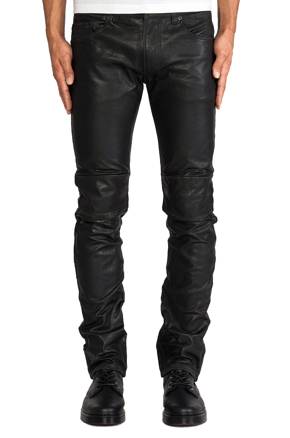 Mens Lambskin Leather Pants