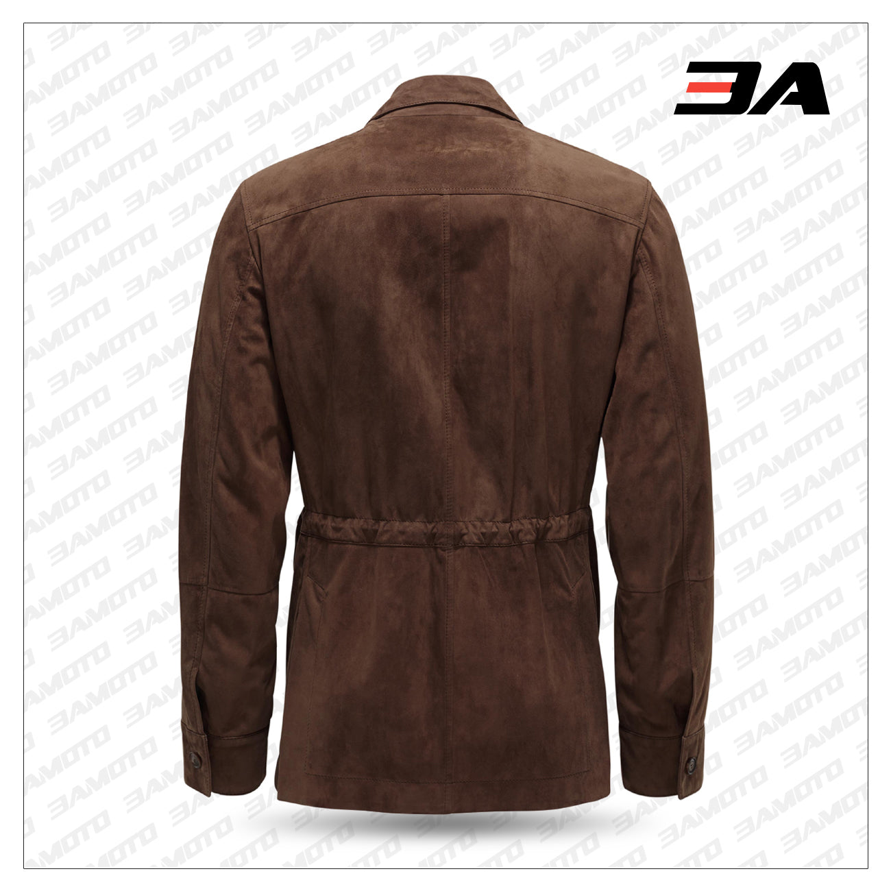 Brown Suede Leather Jacket
