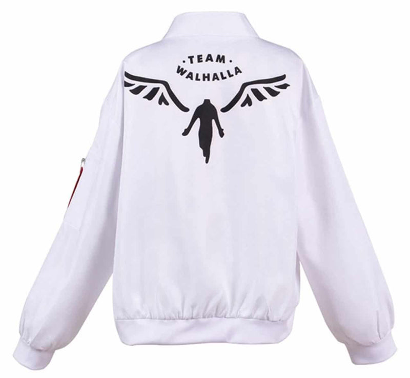 Manga Series Tokyo Revengers Valhalla White Cosplay Jacket