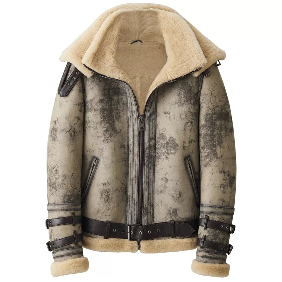 aviator shearling jacket