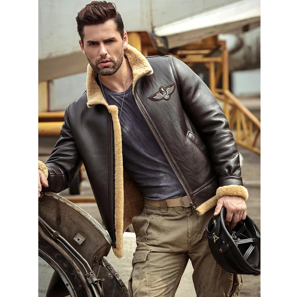 Shearling Leather Jacket