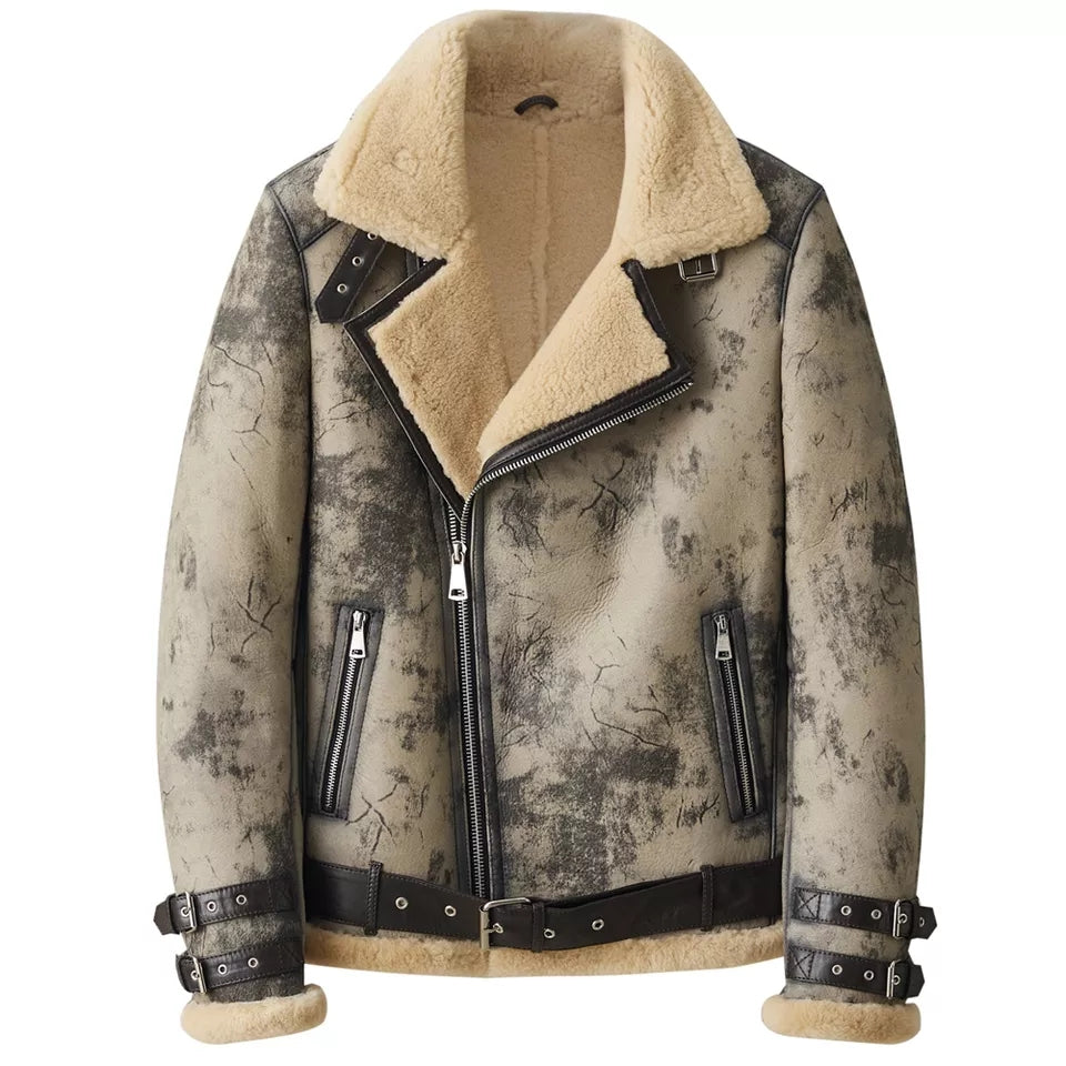 luxury shearling jacket