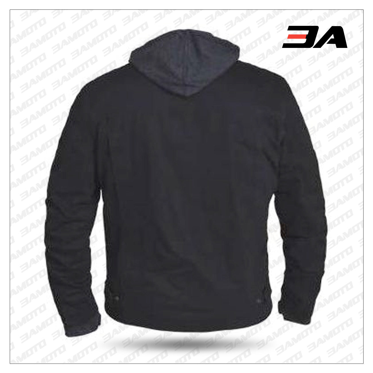 Mens Black Denim Motorcycle Jacket