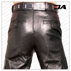 trendy leather pant mens