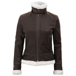 Shearling Brown Leather Jacket