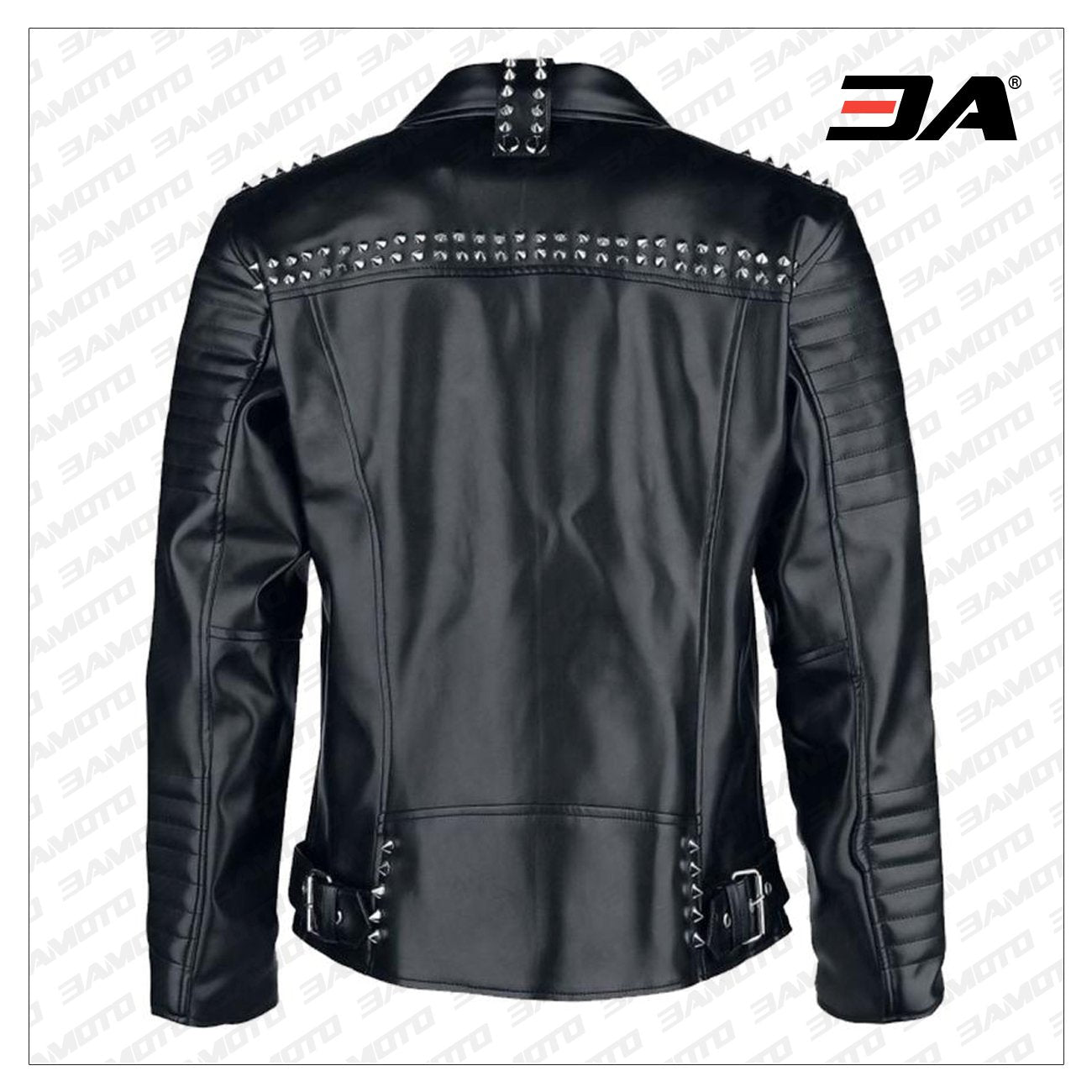 Studded jacket, Leather Jacket Men, Black Jacket, Mens Fashion, Handmade Jacket, Punk Style Mens - 3A MOTO LEATHER