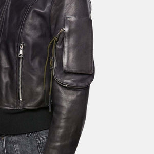 Women Classic Leather Bomber Jackets