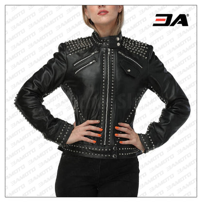 Cheap Studded Leather Jacket