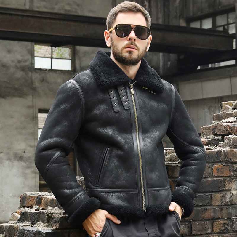 Aviator Mens Sherpa Coats Karl Lagerfeld Paris Men's Sherpa