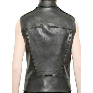 biker leather vests for men