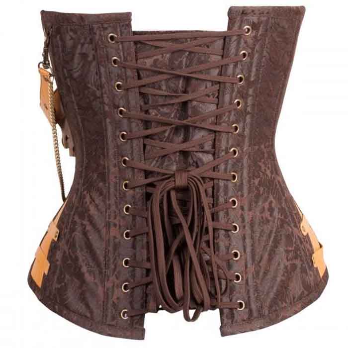 Brown Steampunk Corset