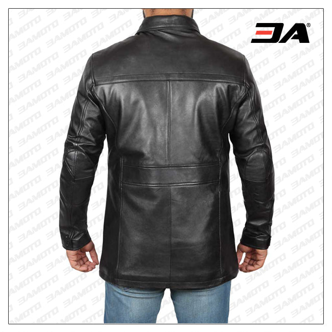 car coat PU leather