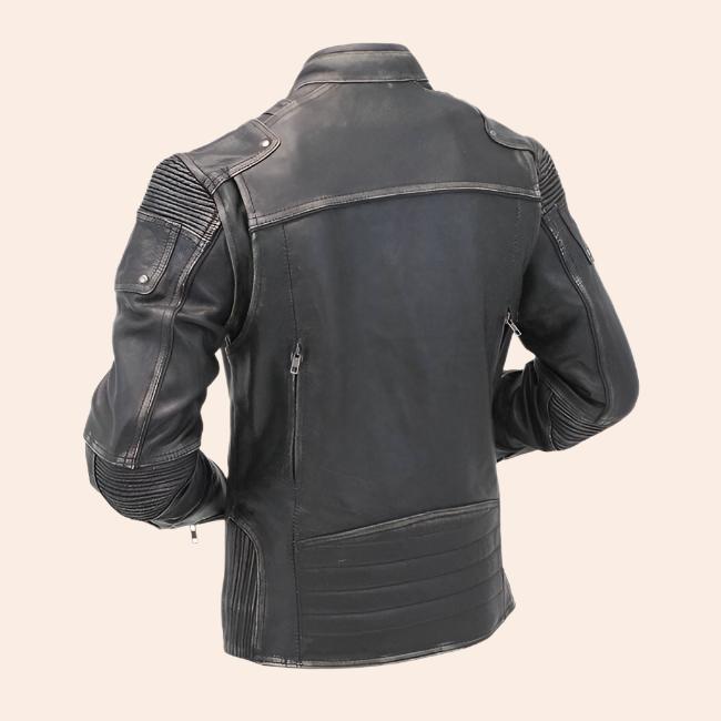 Cafe Racer Leather Jacket