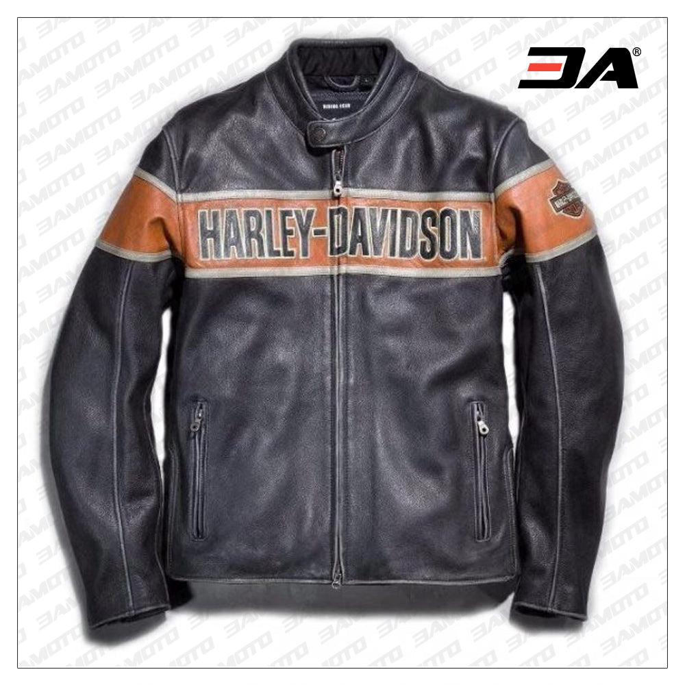 Harley Davidson Men's Victory Lane Leather Jacket1
