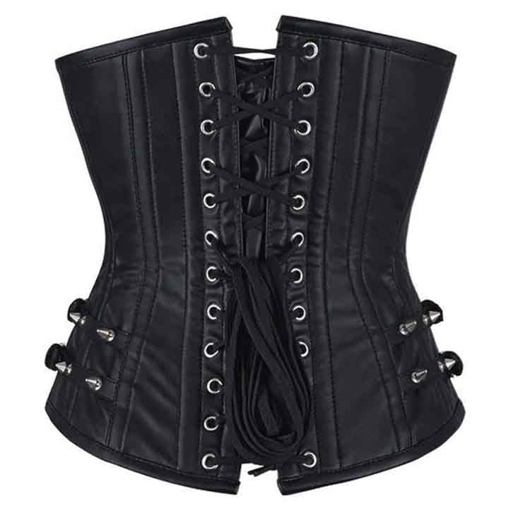 Leather Longline Underbust Corset