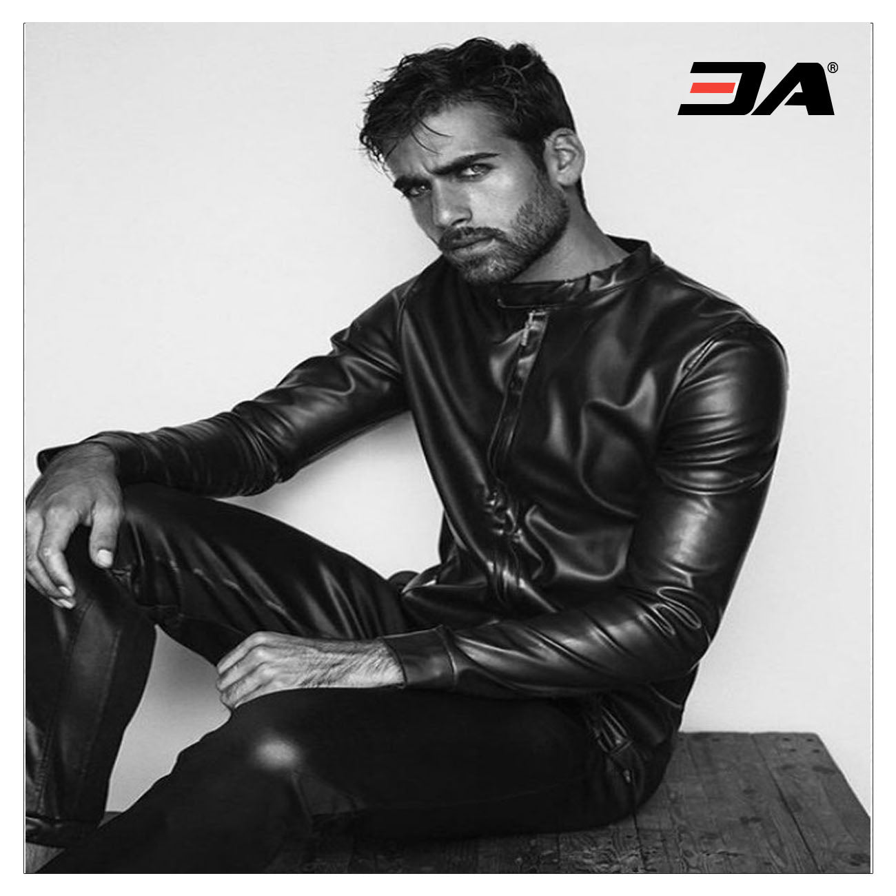 Leather Motorcycle Shirt for Men