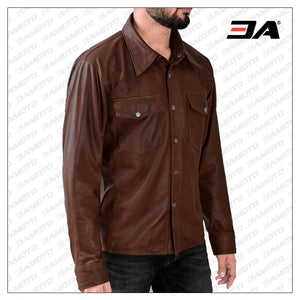 Unlined Leather Shirt