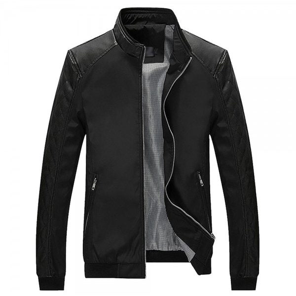 Men’s Color Block Slim Casual Thin Lightweight Jacket