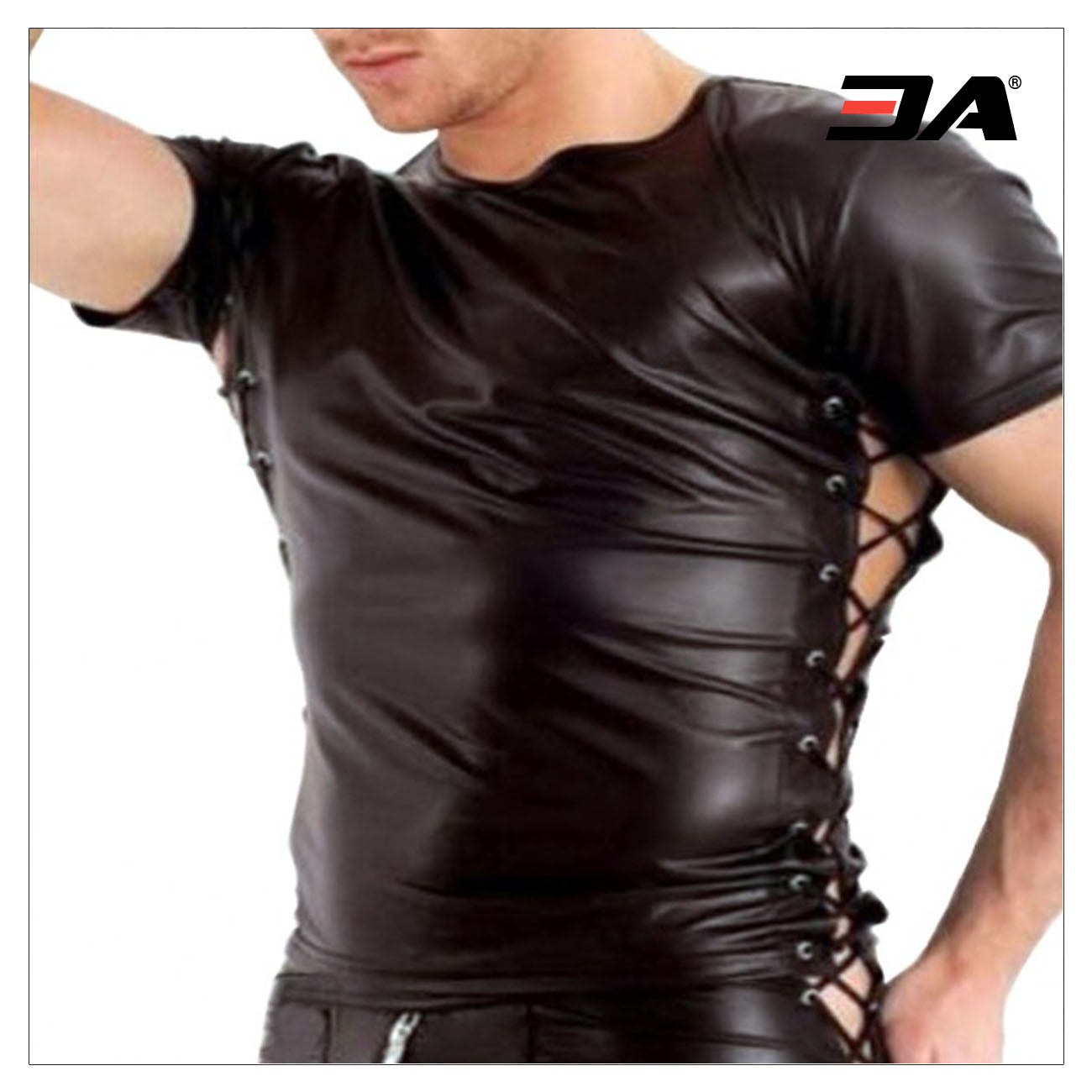 Tight Leather Shirt for sale