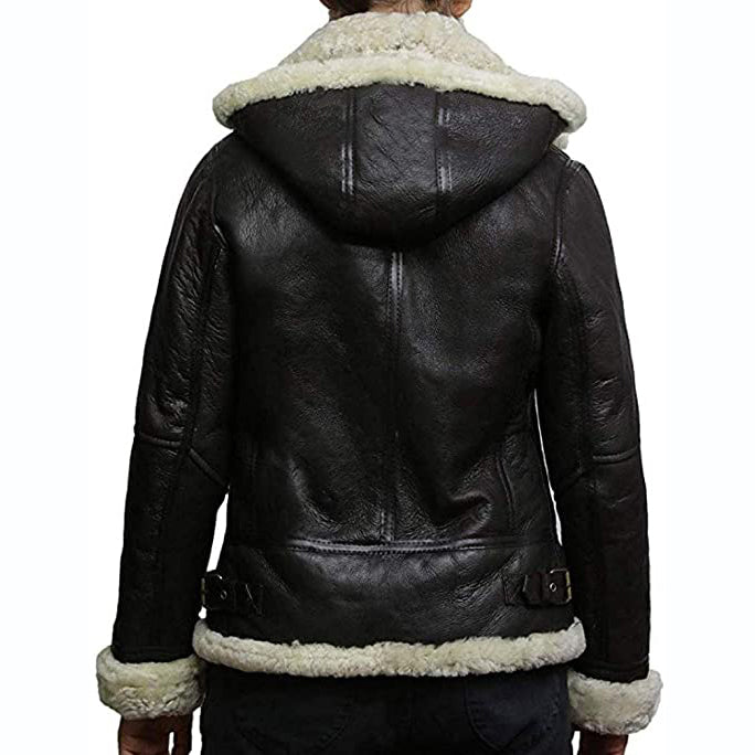 womens b3 leather aviator jacket