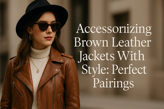 Accessorizing Brown Leather Jackets With Style: Perfect Pairings
