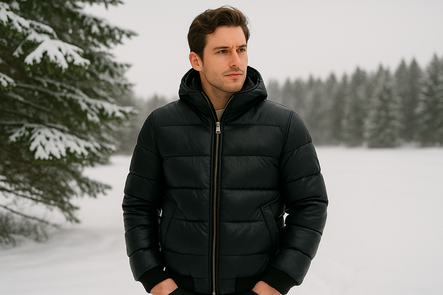 Best Leather Puffer Jackets for Cold Weather in the USA