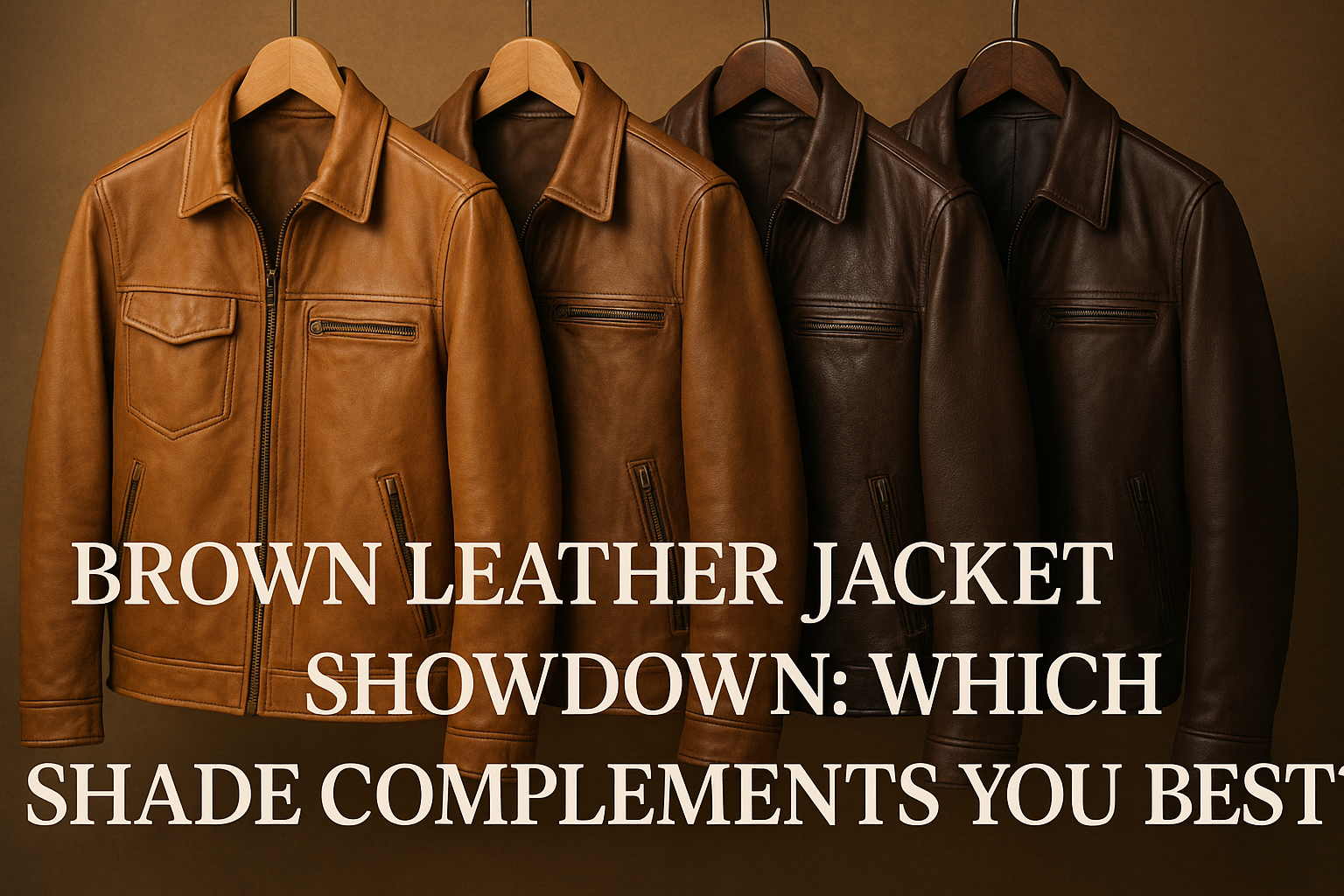 Brown Leather Jacket Showdown: Which Shade Complements You Best?