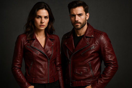 Dark Red Leather Jackets That Redefine Biker Fashion This Year