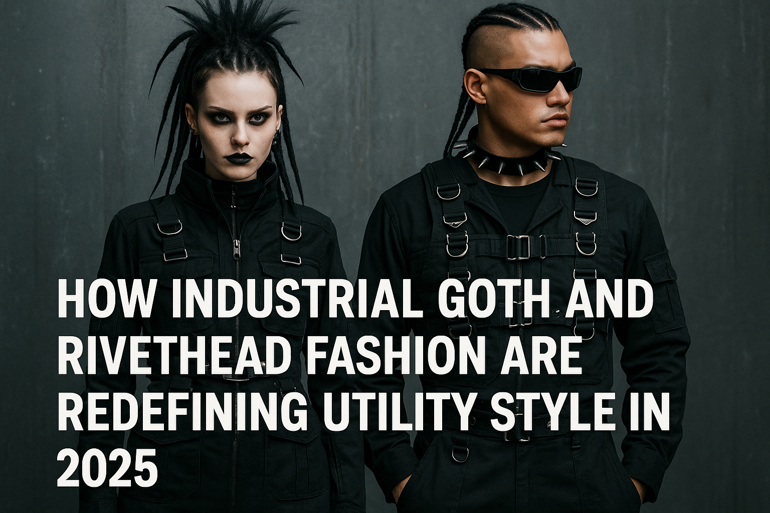Utilty Goth How Industrial Goth and Rivethead Fashion Are Redefining Utility Style
