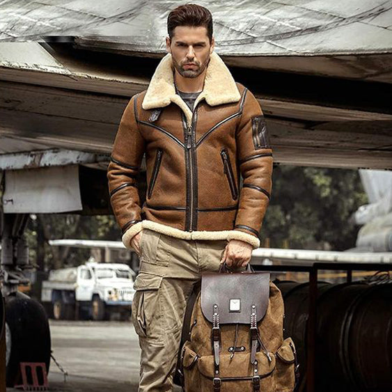 Men's Shearling Aviator Jackets & Coats: Timeless Style and Exceptional Warmth