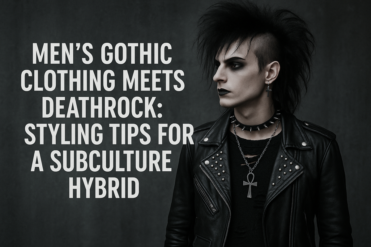 Mens Gothic Clothing Meets Deathrock: Styling Tips for a Subculture Hy
