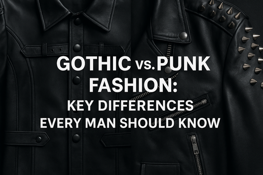 Mens Gothic Clothing vs Punk Fashion: Key Differences Every Man Should Know