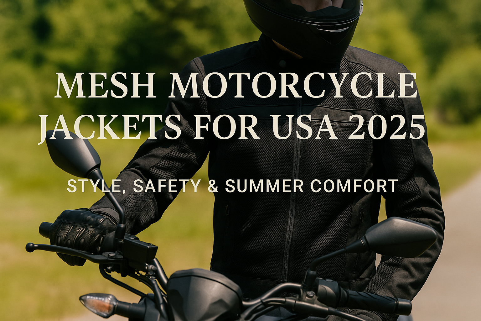 Mesh Motorcycle Jackets for USA 2025: Style, Safety & Summer Comfort
