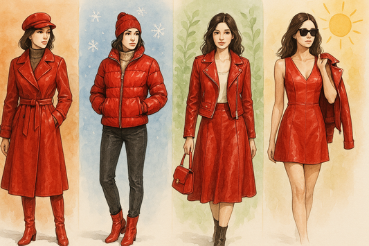 Red Leather Fashion Through the Seasons: Practical Styling Strategies