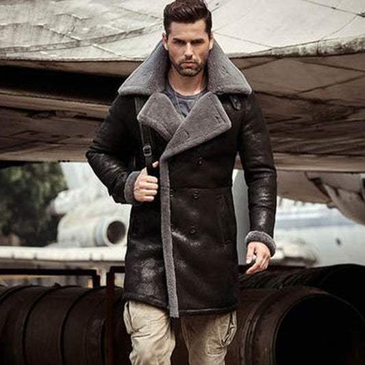 Shearling Leather Trench Coat and Sheepskin Coats: Timeless Elegance and Supreme Warmth