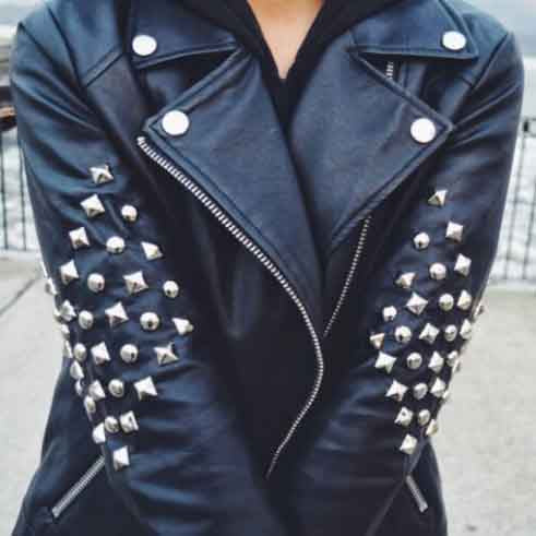 Studded Leather Jacket