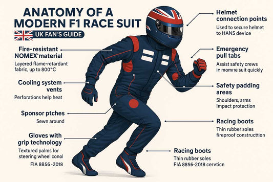 Anatomy of a Modern F1 Race Suit: UK Fan's Guide