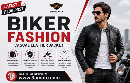 Biker Fashion Casual Leather Jacket